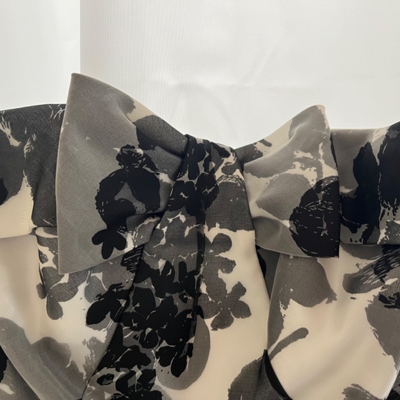 Strapless Black/White/Grey dress - Picture 5 of 6